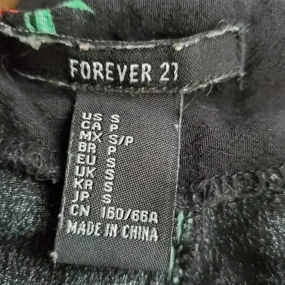 F21 Floral Wide Leg Pants - S - Picture 9 of 9